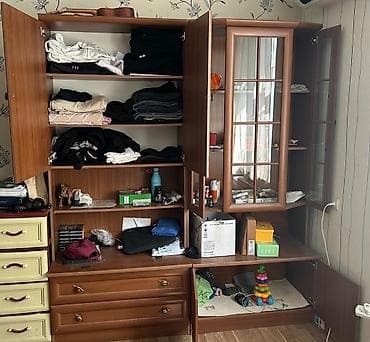 İkinci əl dolab-servant dəsti - Material: ağac/laminat örtüklü, isti