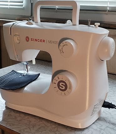 dikiş: SINGER M2405 tikiş maşını - Mexaniki idarəetmə, yığcam korpus və — 3