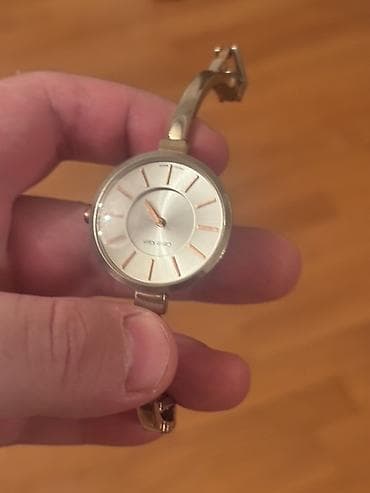 saat slava: İşlənmiş, Qol saatı, Calvin Klein, rəng - Gümüşü — 1