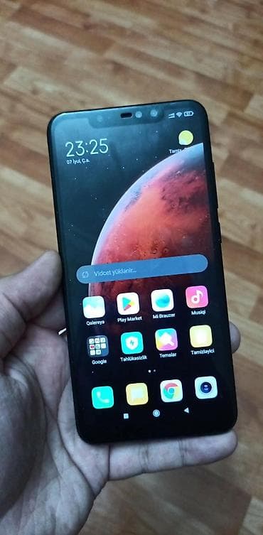 Elektronika: Redmi Note 6 Pro, 32 GB, rəng - Qara, Sensor, İki sim kartlı, Barmaq izi — 1