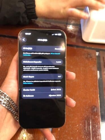 tab 8: IPhone 16 Pro, 256 GB, Qızılı, Zəmanət — 1
