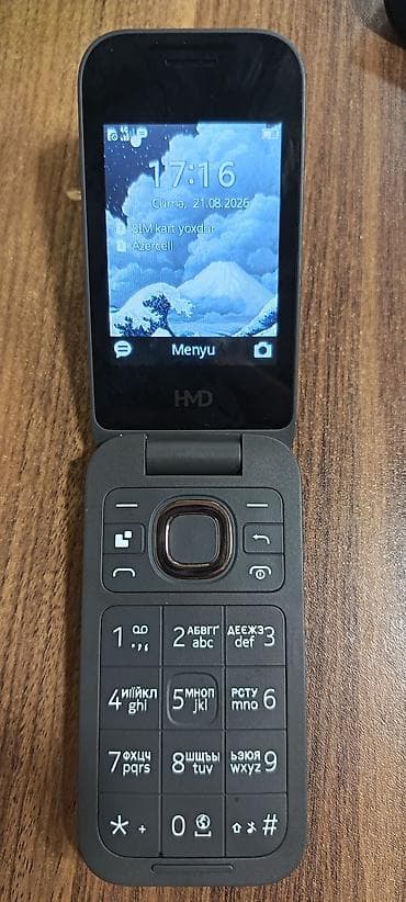 knopka: HMD Flip mobil telefon - Telefon yenidir. Çox az istifadə olunub - — 3