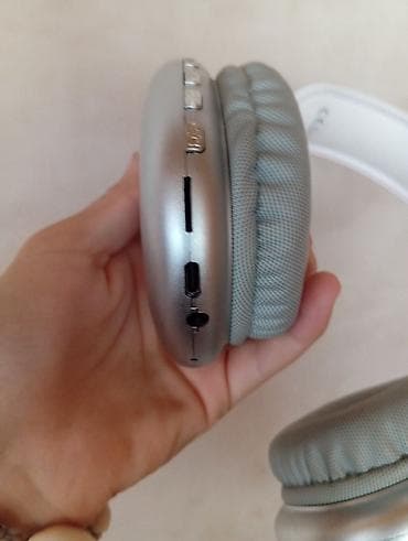 телефон fly cirrus 1: Bluetooth qulaqlıq – over-ear tipli, gümüşü kasa və ağ basliq 1-2 — 3