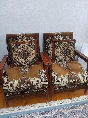 Kreslolar: İşlənmiş, Kreslo, Parça, Kredit yoxdur, Çatdırılma yoxdur — 4