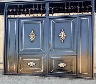 demir qapi satilir: Salam Darvaza Yenidir Eni-3 Hündürlük-2.60.Bütün Rayonlara Çatdırılma — 2