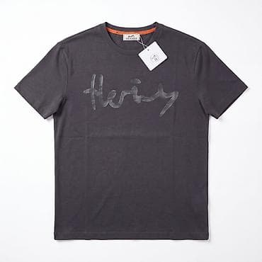 Hermès kişi T‑şörtü - Model: qısaqol, dairəvi yaxa - Ön hissə: iri — 3