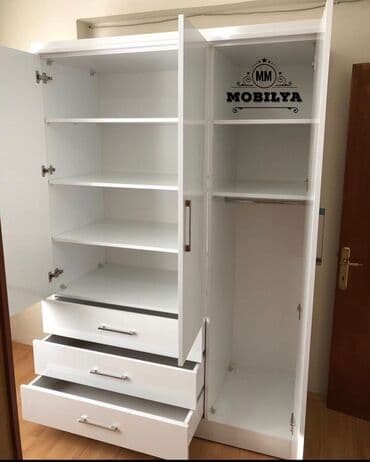 işlənmiş şfoner: Yeni, Açılan, 3 qapılı Düz dolab, Qarderob, paltar dolabı, Azərbaycan — 7