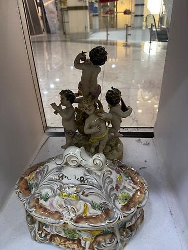 təbaşir və pastel: Porselen dekor dəsti - Qapaqlı dərin sup qabı (terina): Ağ porselen — 4