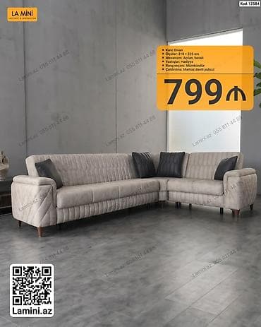 oturaca: Künc divan – La Mini - Ölçülər: 318 × 225 sm - Mexanizm: açılan — 1