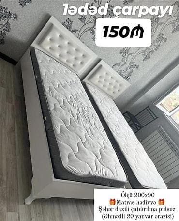 kamp evi: Yeni, Təknəfərlik çarpayı — 1