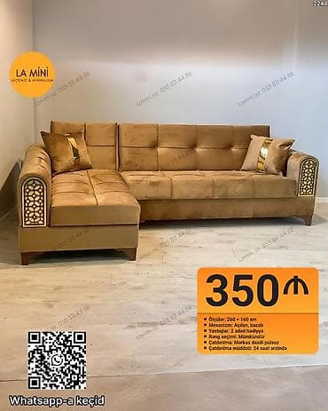 Künc divan, Açılan, Bazalı, Parça, Şəhərdaxili pulsuz çatdırılma