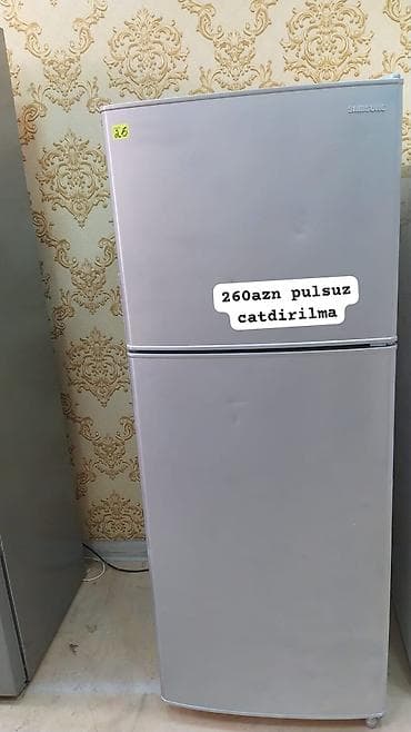 2 qapılı Samsung Soyuducu Satılır, rəng - Gümüşü