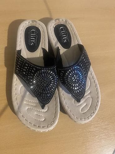 gun eynəyi: Qadın üçün barmaq arası (V-kəsim) sandal Tezedir. Amerikadan alinib — 3