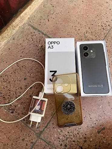 philips xenium 9@9s: Oppo A3, 128 GB, rəng - Qara, Barmaq izi, İki sim kartlı, Face ID — 1