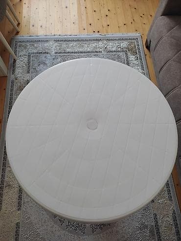 taxta stol stul satisi: Balkon masası, Yeni, Açılmayan, Yumru masa — 3