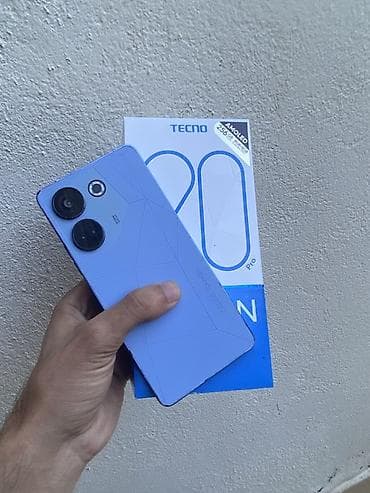 Tecno Camon 20 Pro, 256 GB, rəng - Bənövşəyi, Barmaq izi