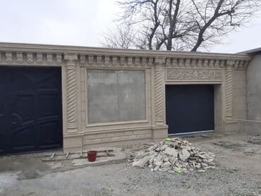 Renault: Fasad və darvaza daş işləmələri – dekorativ mərmər görünüşlü aqlay — 1