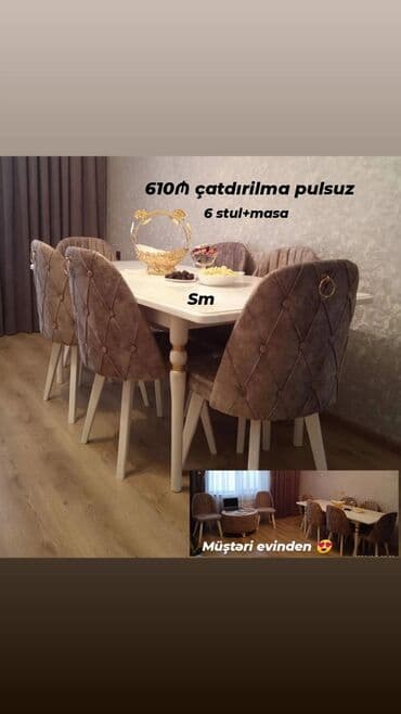 стол кухонный: Прямоугольный стол, Для гостиной, C гарантией — 1