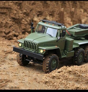 transmitter: WPL B36-3 RC Military (herbi) car. 2.4Ghz Remote Control. 6WD. Li-ion — 3