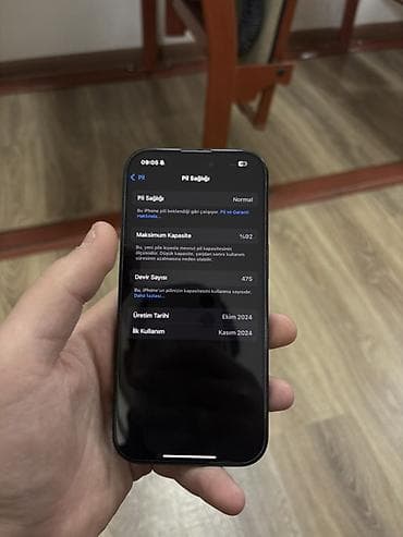 telefonlar ayfon: IPhone 15 Pro, Black Titanium, Face ID — 1