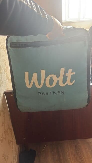 Dondurma aparatları: Wolt çatdırılma çantası - Rəng: mavi, “Wolt / Wolt Partner” loqolu - — 4