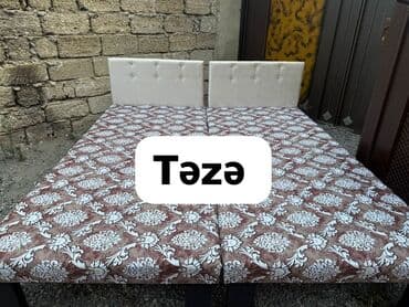 taxt üstü: Təzə çarpayılar. 1 nəfərlik çarpayılar 60manat. 2 nəfərlik taxt — 11