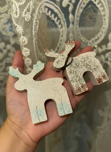 dam örtükləri işlənmiş: Fiqur, Taxta, rəng - Bej — 2