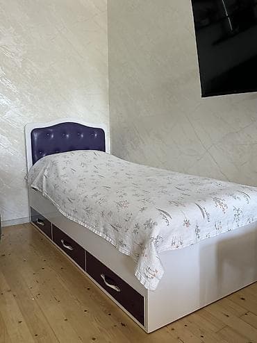 setka carpayi: Oğlan və qız üçün, İşlənmiş, Çarpayı, Matras ilə, Siyirməli — 4