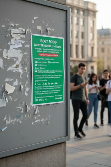 Moto-kuryer tələb olunur, Gündəlik ödəniş