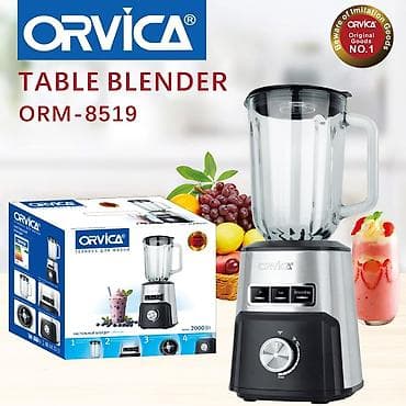 blendirler: Blender kokteyl - Güc: maksimum 2000 W - Şüşə qaba: 1.5 litr həcm — 2