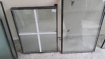şüşə qapı: Müxtəlif ölçü və növlərdə şüşə panellər Adi Şüşə 90x59, 60x58 — 8