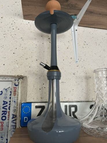 BYD: Müasir dizaynlı qəlyan - Material: şüşə kolba və metal gövdə - Rəng — 1