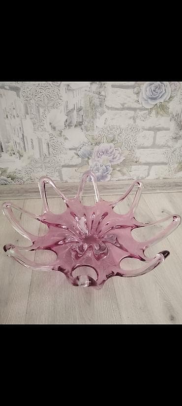 şuşe qapi: Məhsul: Meduza şüşə meyvə qabı.en böyük ölçü - Material: qalın — 1
