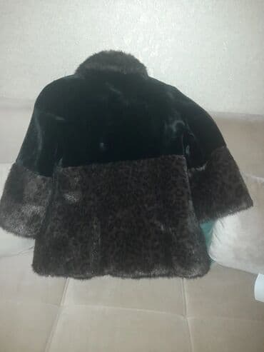 женские шубы из бобра: KÜRK -40-42 ölçü -Qısa və qolları 3/4 ölçülü -Qara və Leopardın — 3