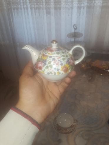 banka alan: Çay dəsti, rəng - Ağ, Farfor, Decoria, 1 nəfərlik, Çexiya — 4