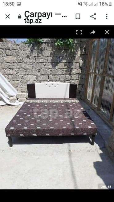 Çarpayı 
Təzə hazırı var
Çatdırılma var