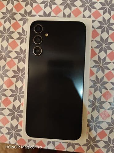 samsung tab 10 qiymeti: Samsung Galaxy A34, 128 GB, rəng - Qara, Barmaq izi — 1