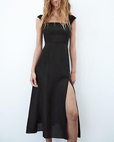 hicab paltar: Zərif atlas effektli qara bluz. - Dizayn: Yüksək yaxa və ön hissədə — 6