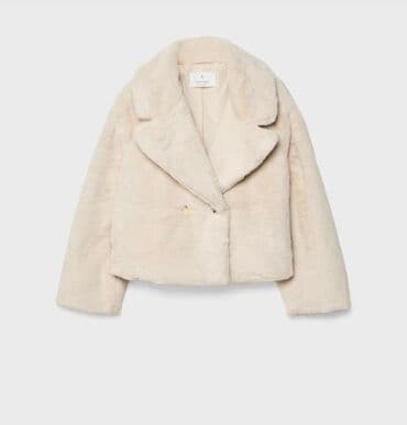 qadın qış geyimləri: Kürk, Stradivarius, S, rəng - Bej — 1