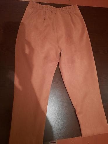 trapes salvar: Qadın şalvarı – tünd somon/rus torpaq rəngində -Ölçü: 42 razmer - — 2