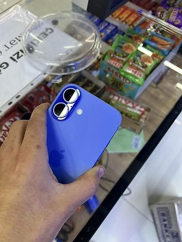 airpods iphone: IPhone 16, 128 GB, Mavi, Face ID — 3