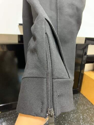 Köynəklər: Klassik qadin salvari qara reng 42 razmer payiz qis fesli ucun cekisi — 7