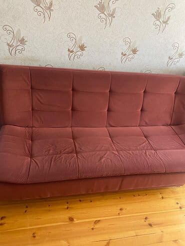 divan kreslo dəsti: İşlənmiş, 2 kreslo, Bazalı, Açılan — 2