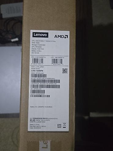 lenovo core i7: İşlənmiş Lenovo LOQ, 15.6 ", AMD Ryzen 7, 512 GB, Pulsuz çatdırılma, Ödənişli çatdırılma, Rayonlara çatdırılma — 5