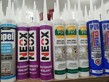 demir kleyi: Silikonlar ağ sefaf akvarum dəmir taxda her Nov silikonlarimiz var — 3