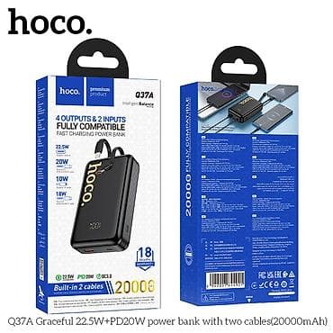hdmi kabel iphone: Kateqoriya: Power banklar Brend: Hoco Model: Q37A Black 20.000mAh — 1