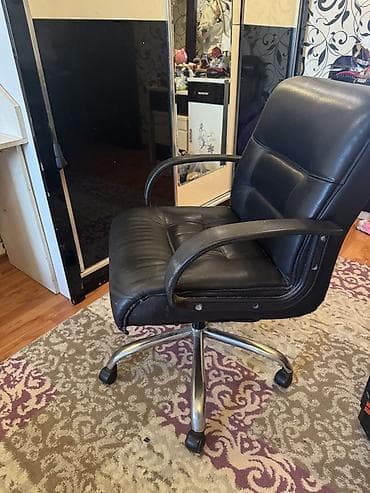 komputer masalar: İş masası və ofis kreslosu dəsti - Masa: açıq ağac rəngində kompakt — 3