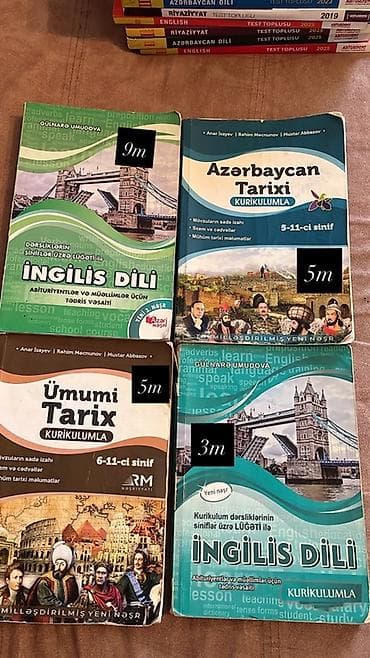 nar 1 saat: 6-cı sinif üçün dərsliklər dəsti Paketə daxil olan kitablar: - — 4