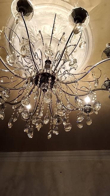 ıran peci islenmis: Çılçıraq, 10 və daha çox lampa, Metal — 2