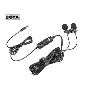 mikrafon yaxa: Boya BY-M1DM yaxa mikrafonu Boya BY-M1DM cüt lavalier mikrofon — 2